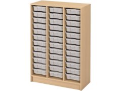 Skříň s kontejnery - OPTIMA - XL - 36 malých kontejnerů (více barev)