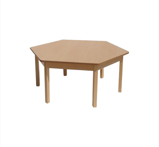 Kinder-Tisch BUCHE – Sechseck - Rozměr: 120 cm