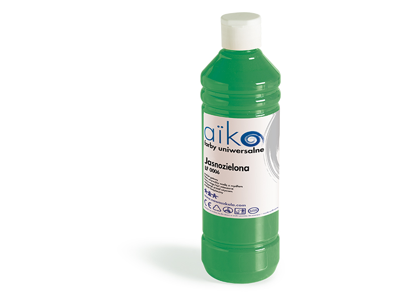 Ekologické barvy Aiko - 1 litr, světle zelená