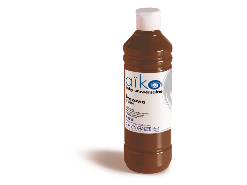 Ekologické barvy Aiko - 0,5 litr, hnědá