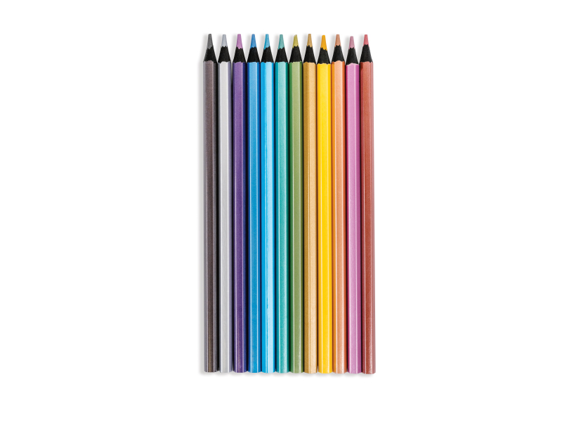 Metalové pastelky, 12 ks