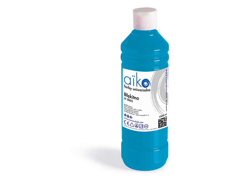 Ekologické barvy Aiko - 1 litr modrá