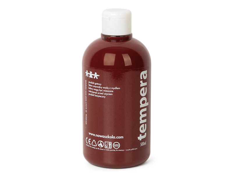 Temperová barva, 0,5l hnědá