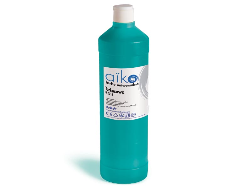 Ekologické barvy Aiko - 1 litr, tyrkysová